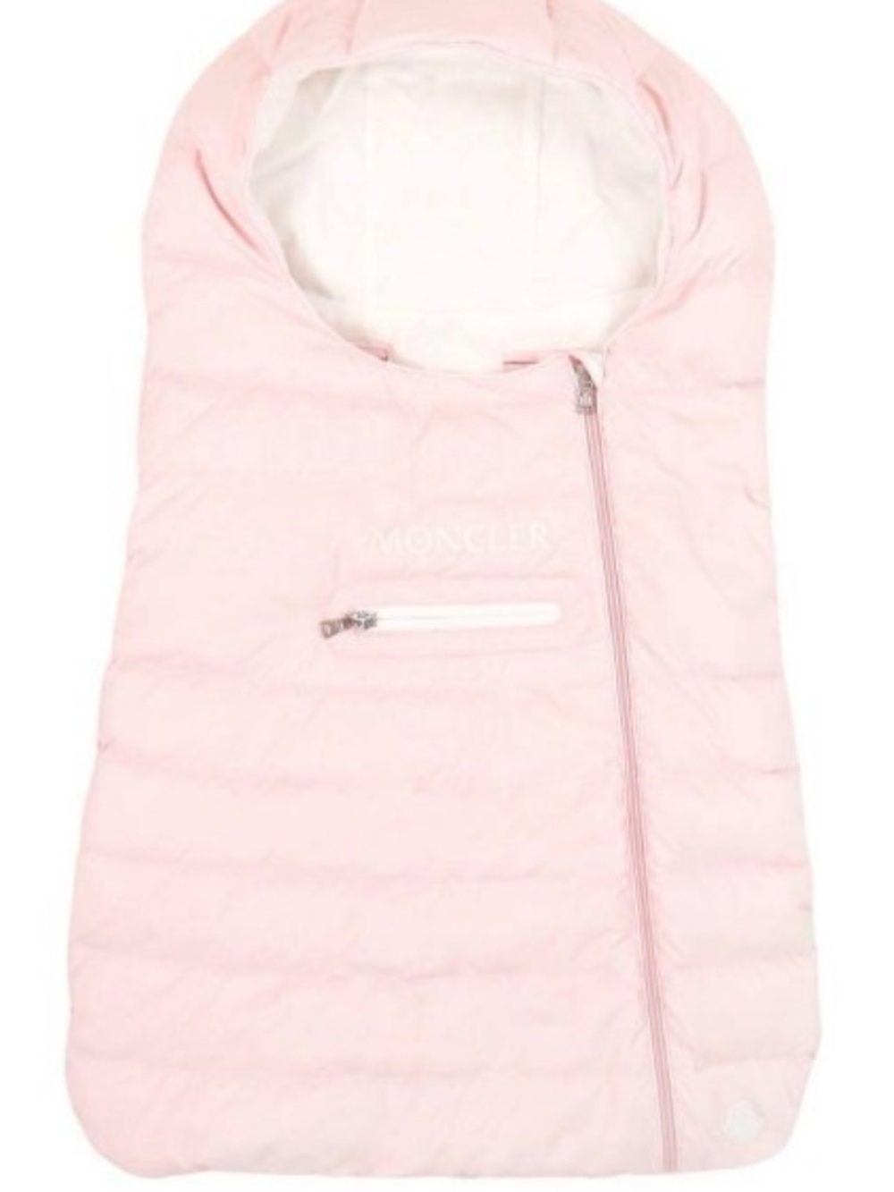 Moncler Kids Light Pink Puffer Sleeping Bag Stroller Cover